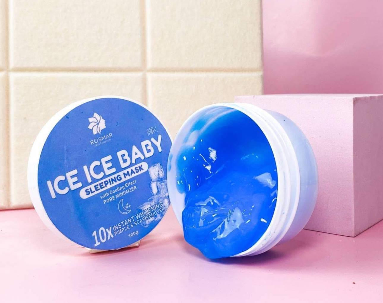Rosmar Kagayaku Ice Ice Baby Sleeping Mask 100g