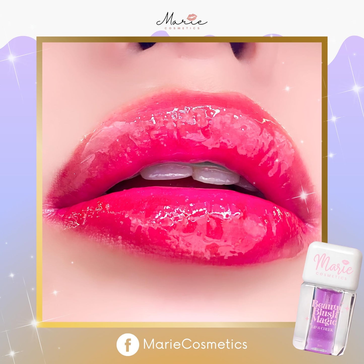 Marie Cosmetics Beauty Blush Lip & Cheek Serum