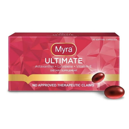 Myra Ultimate Vitamin E Astaxanthin Lycopene, 30 Softgel Capsules