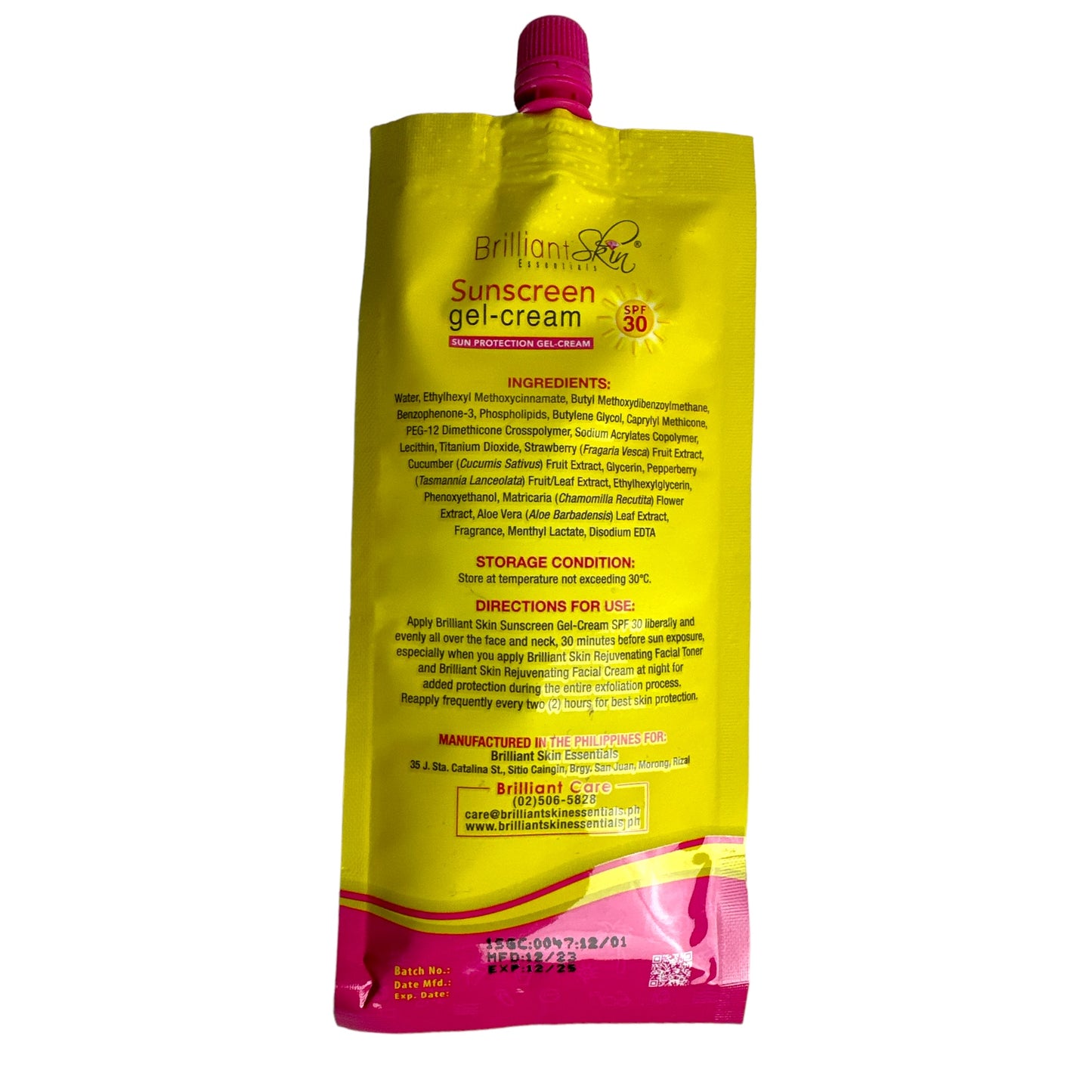 Brilliant Skin Essentials Sunscreen gel-cream SPF 30 50g