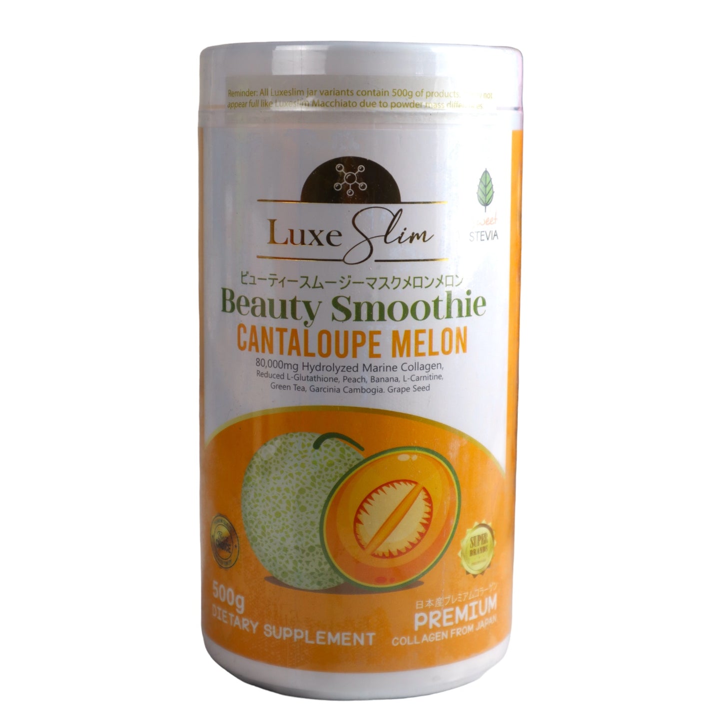 Luxe Slim Beauty Smoothie Cantaloupe Melon Half Kilo