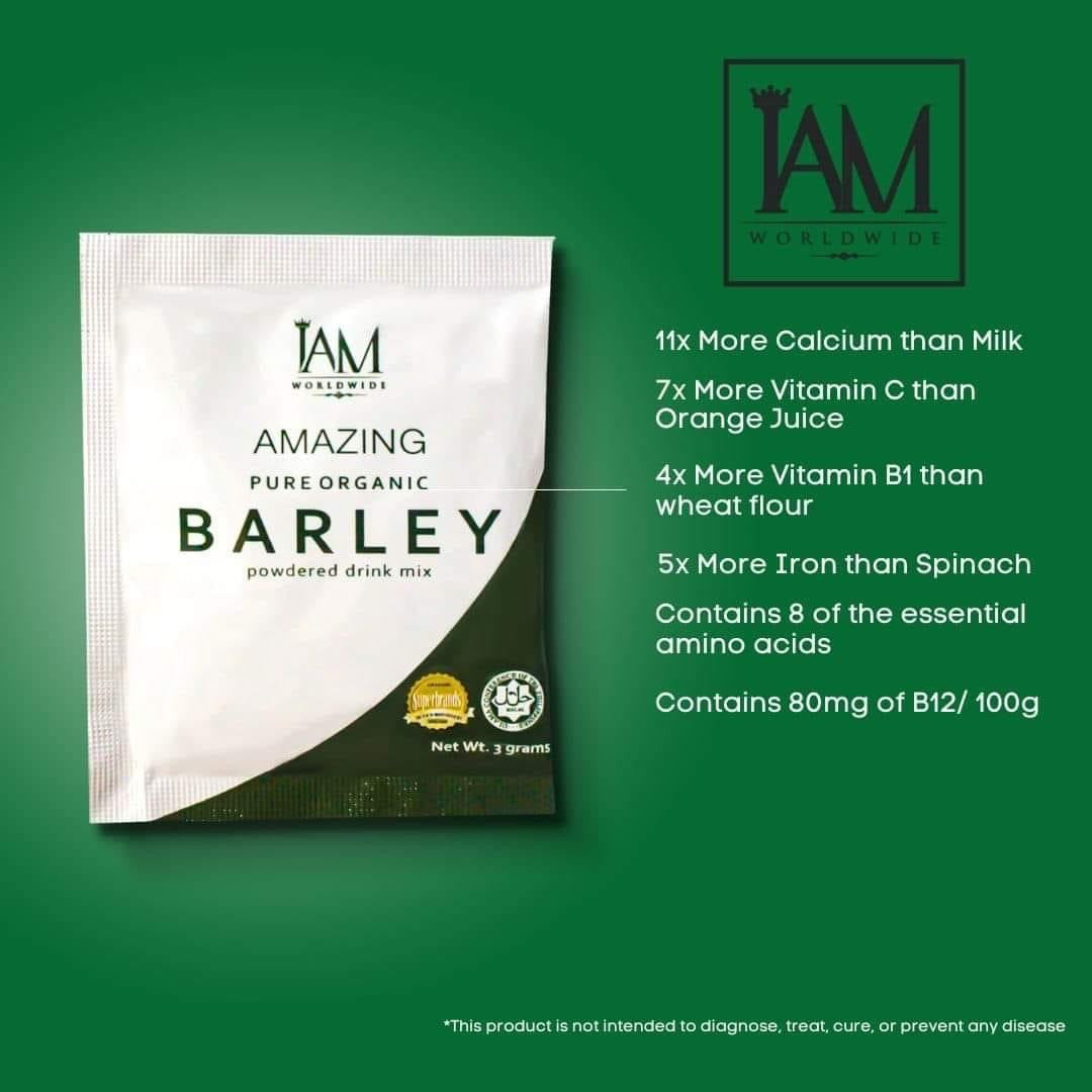 IAM Amazing Pure Organic Barley Powdered Drink from Australia