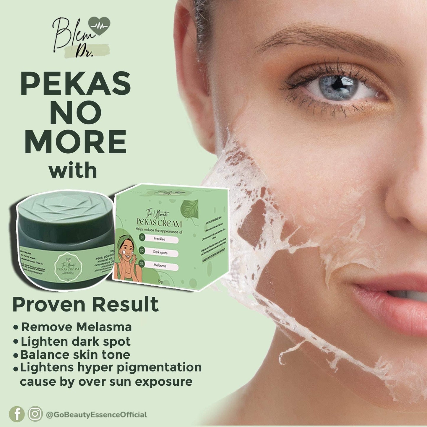 Blem Dr Pekas Cream/Whitening Cream Combo