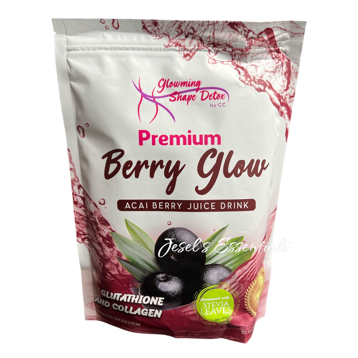 Cris Cosmetics Premium Berry Glow Açaí Berry Juice Drink 10 sachets