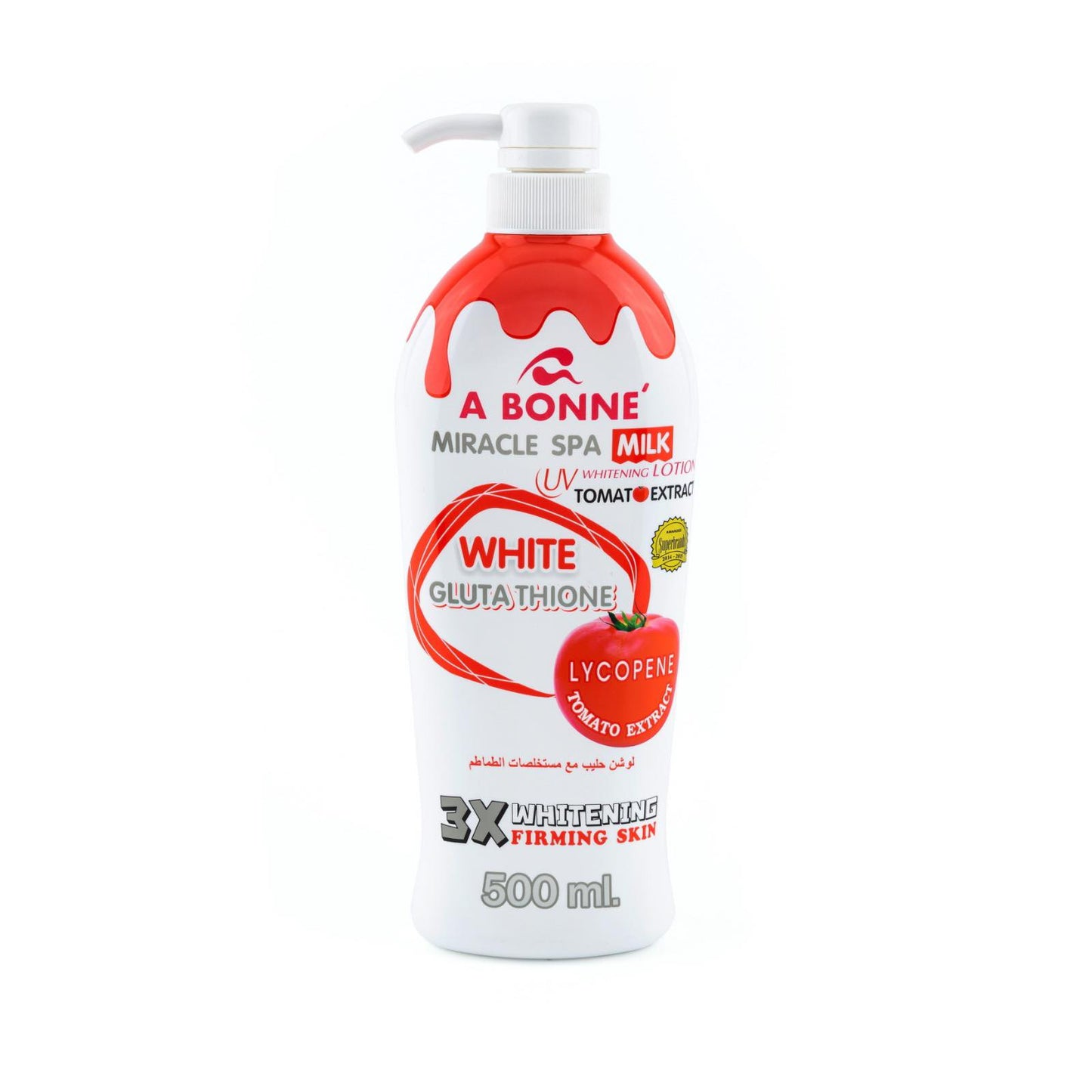 A BONNE MIRACLE SPA MILK WHITENING LOTION W/ TOMATO EXTRACT 500 ML