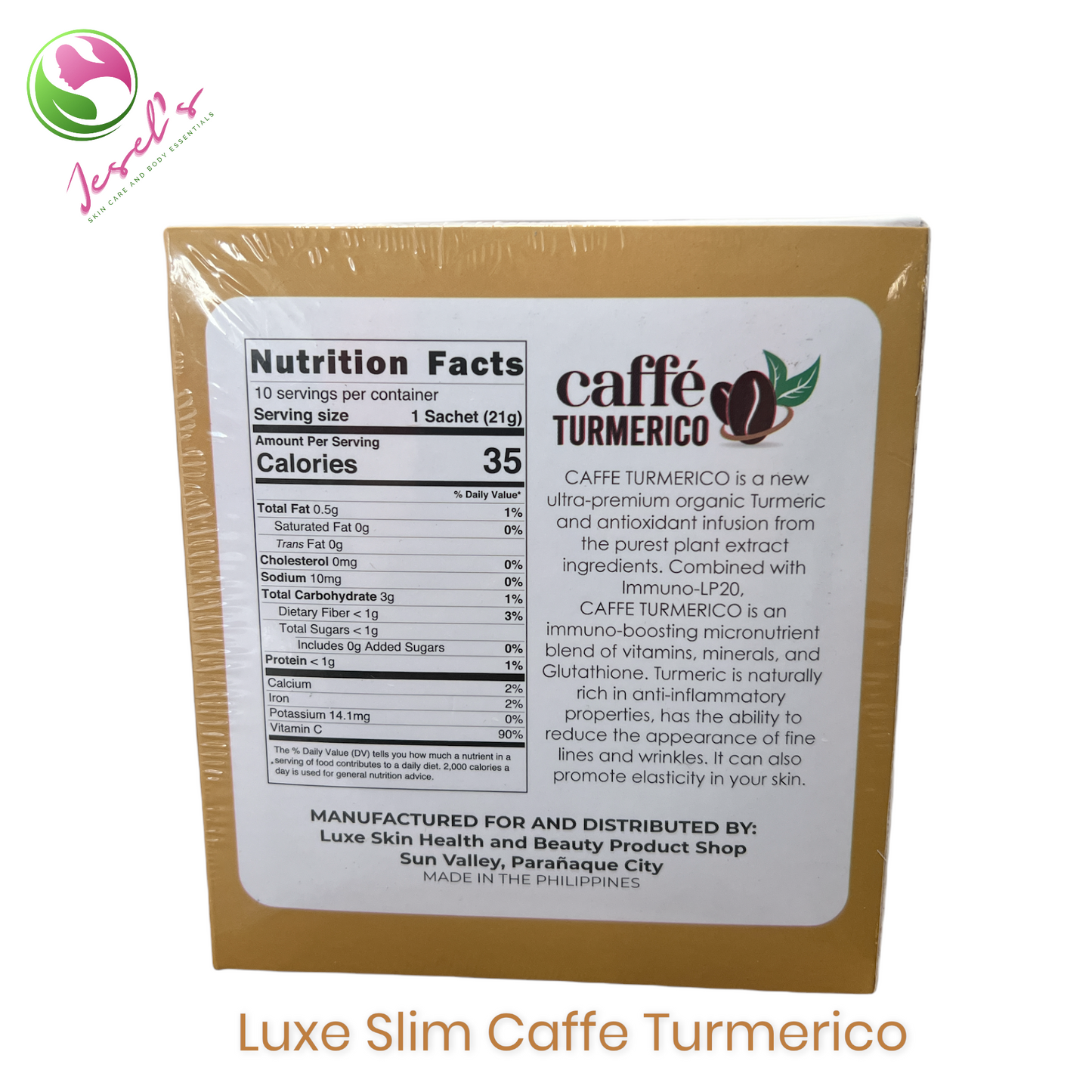 Luxe Slim Caffe Turmerico