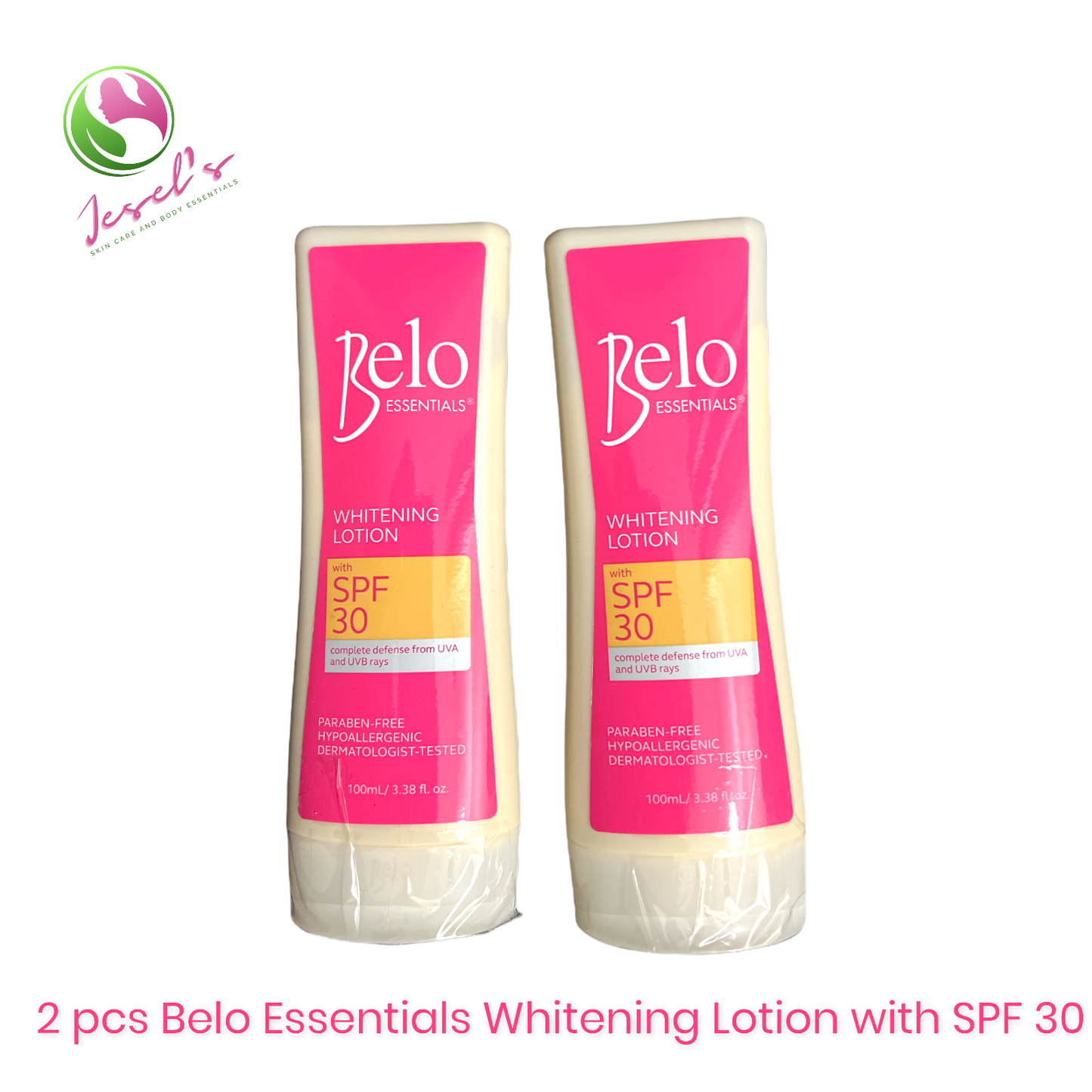 2 pcs. Belo Essentials Whitening Lotion with SPF 30 100 ml