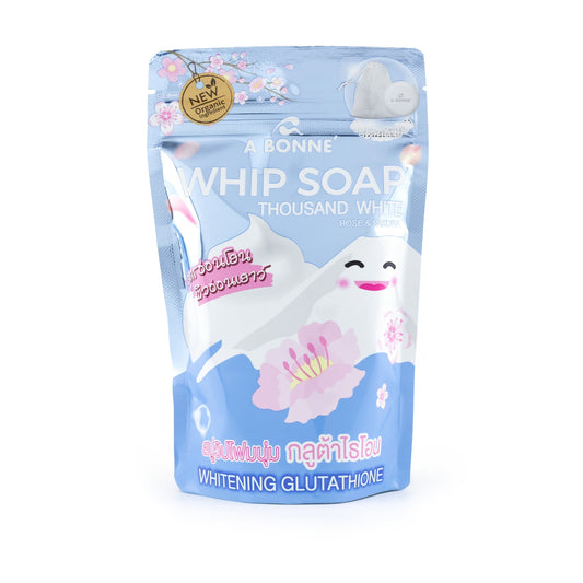 A bonne Whipp Soap Thousand White