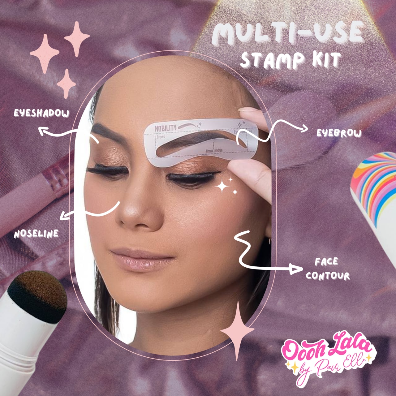 Oooh Lala by Pavi Elle Brow Stamp Kit