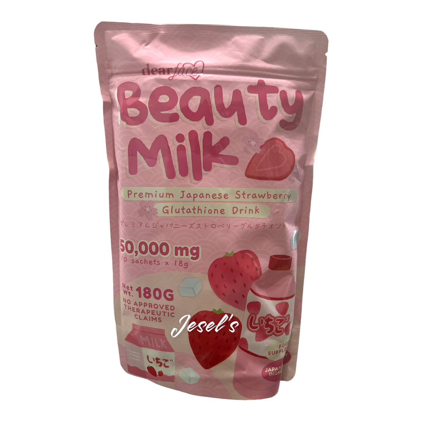 Dear face Beauty Milk Strawberry Flavor