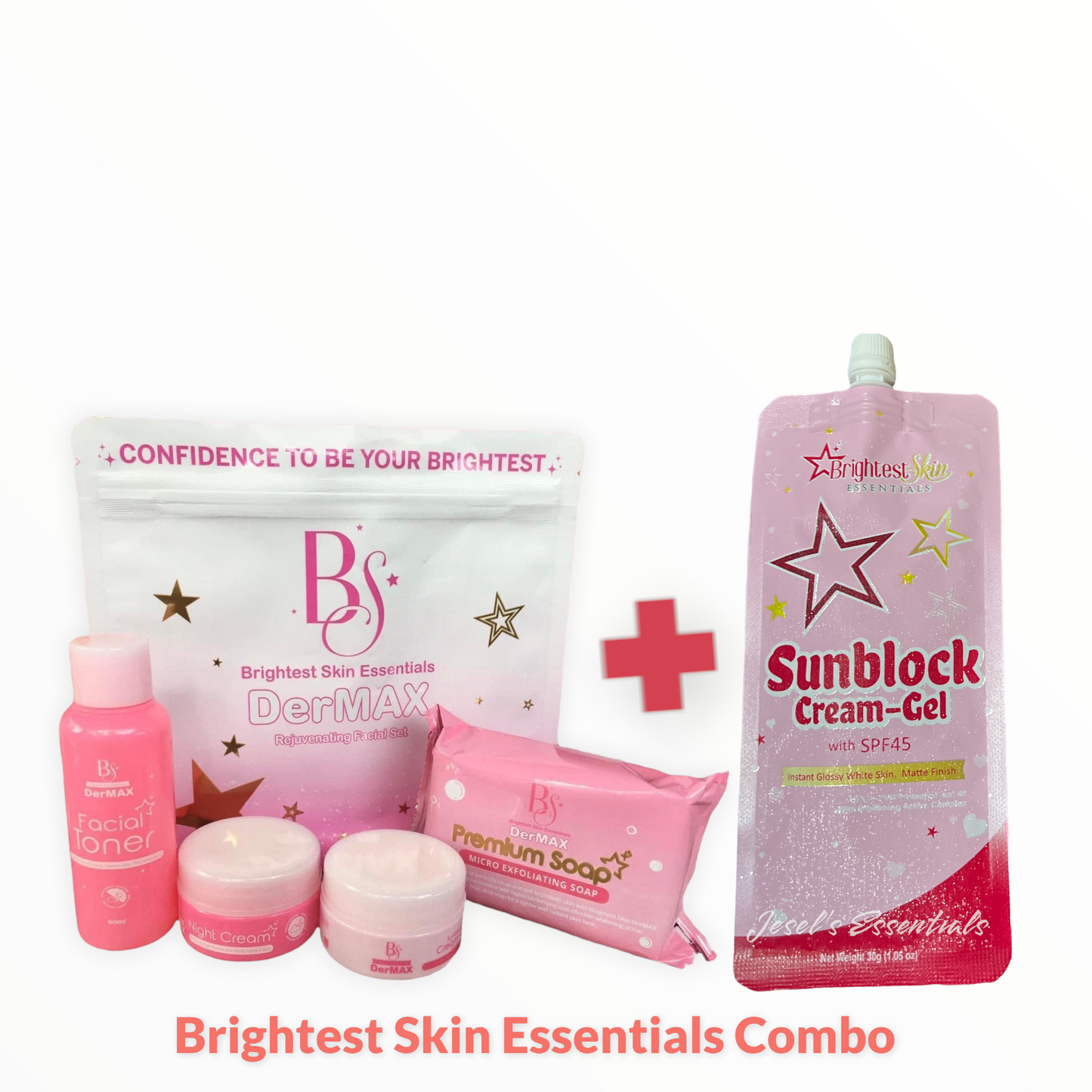 Brightest Skin Essentials Facial set + Sunscreen Combo