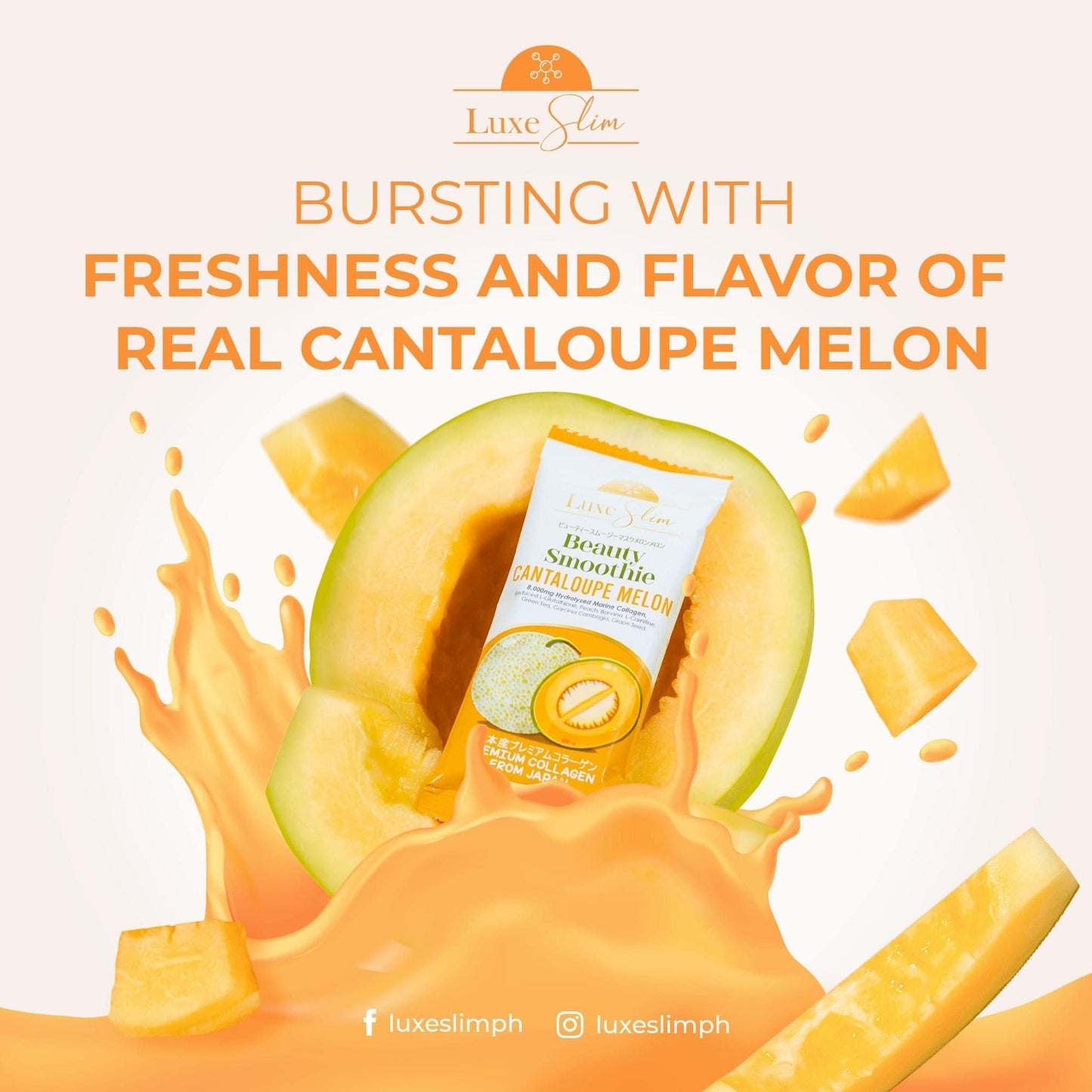 Luxe Slim Beauty Smoothie Cantaloupe Melon
