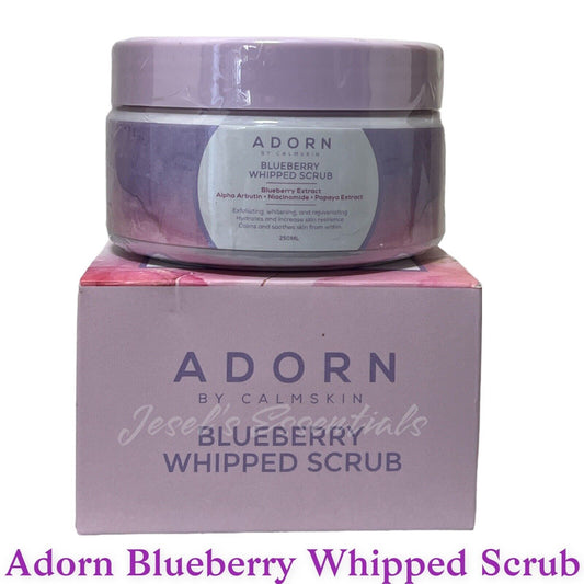 Adorn Blueberry Whipped Scrub 250ml By Calm Skin 250g